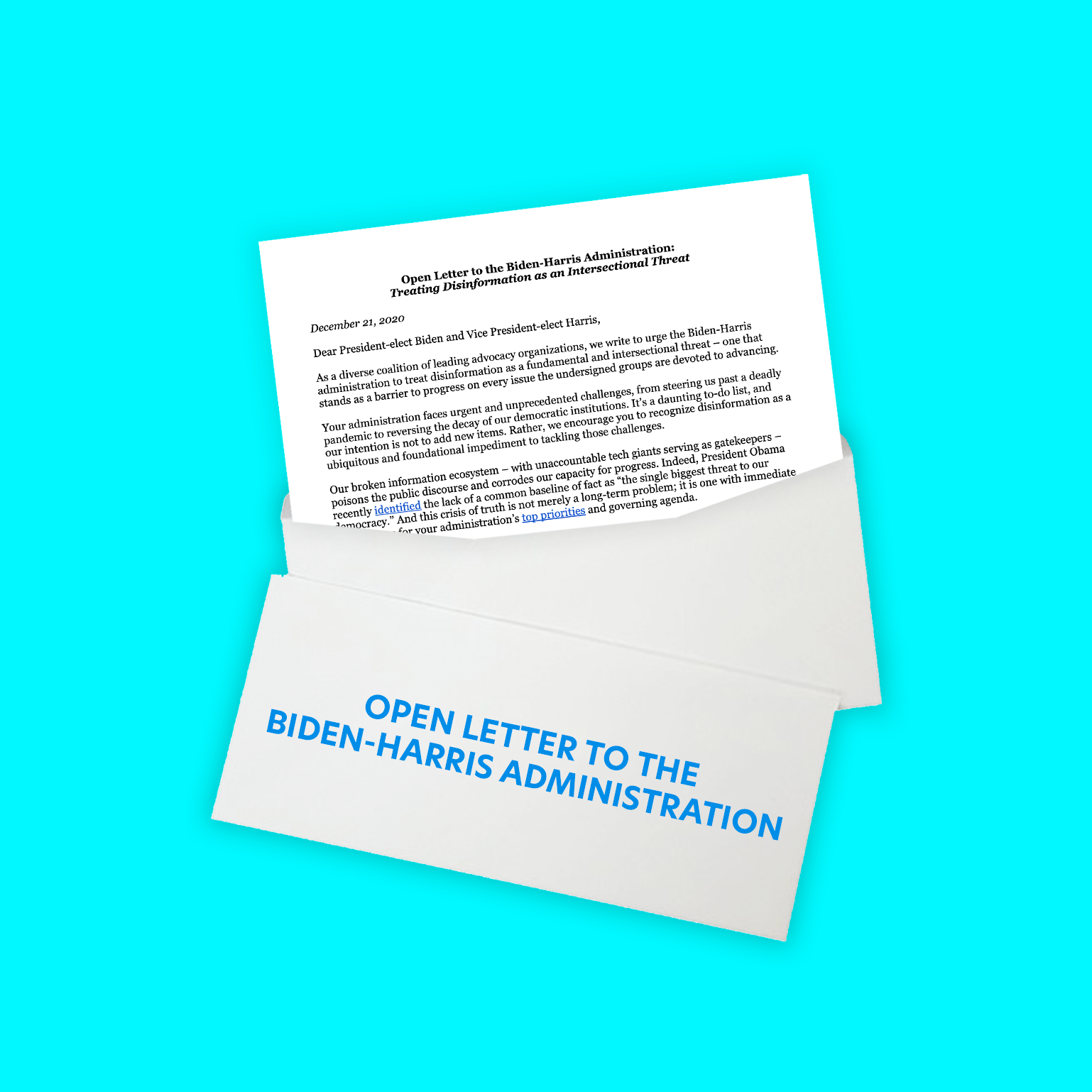 <span>Open Letter</span> to the Biden-Harris Administration